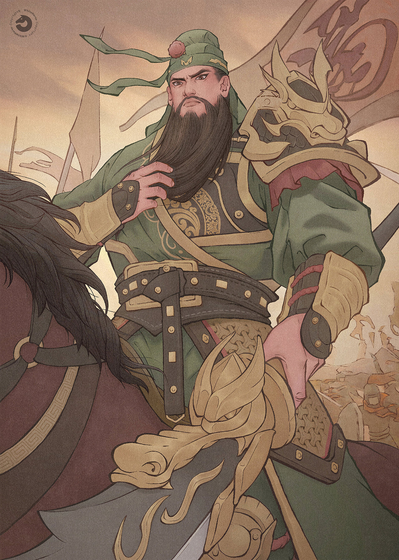 2023年做的古风水墨风卡牌和立绘（图ZMzkwMjU3OTY0） - 商业插画 - 站酷设计师白驹文化原创素材 - 站酷ZCOOL