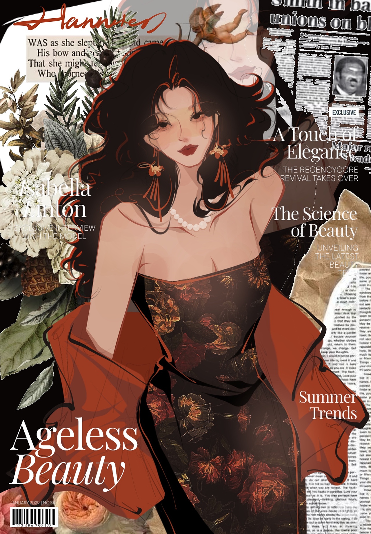 《杂志女郎》系列插画✖️12