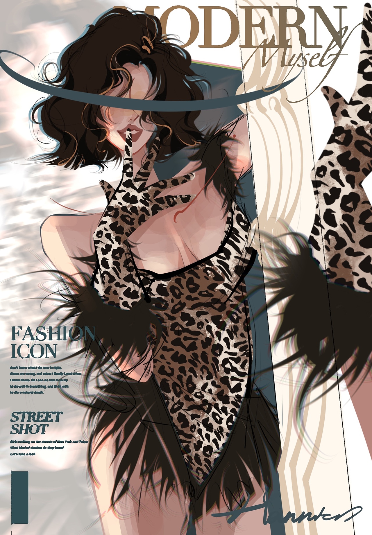 《杂志女郎》系列插画✖️12