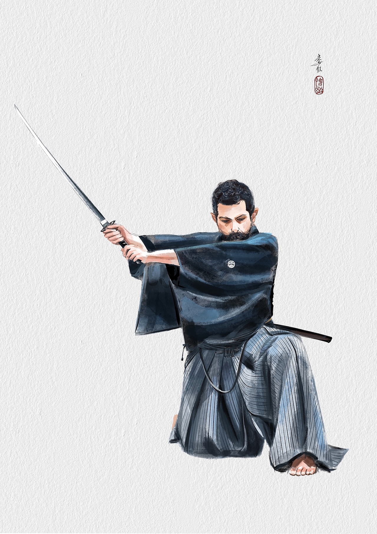 procrate部分习作-武道