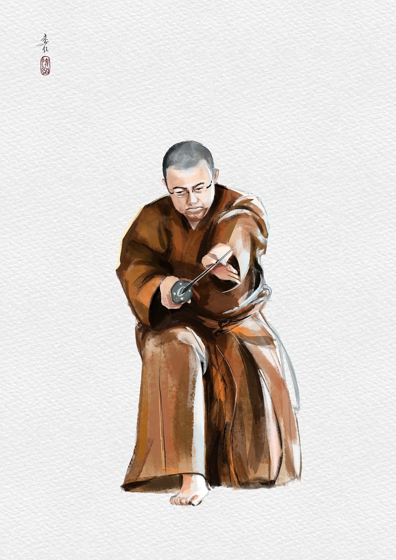 procrate部分习作-武道