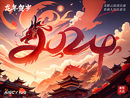 AIGC~创意字体海报