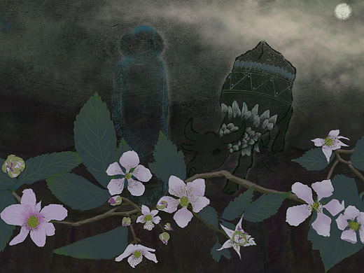 藥師手繪插畫-藥獸識花辨藥（個人主頁-ZNzE4ODQwOTY=） - 藝術(shù)插畫 - 站酷設(shè)計師書慧sutra醫(yī)圖原創(chuàng)素材 - 站酷ZCOOL