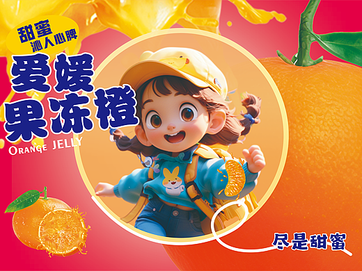 &quot;甜度满分，营养满格——童年就该这么橙长&quot;