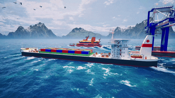 多船体水面拖尾泡沫展示*虚幻引擎UE5.5