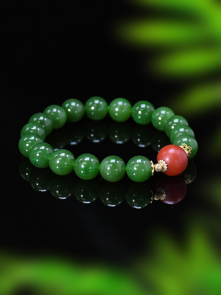 珠宝美学 碧玉南红手串篇