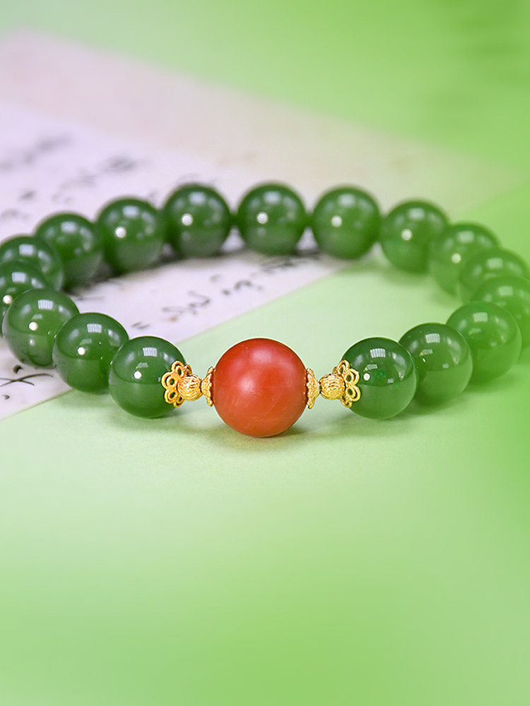 珠宝美学 碧玉南红手串篇