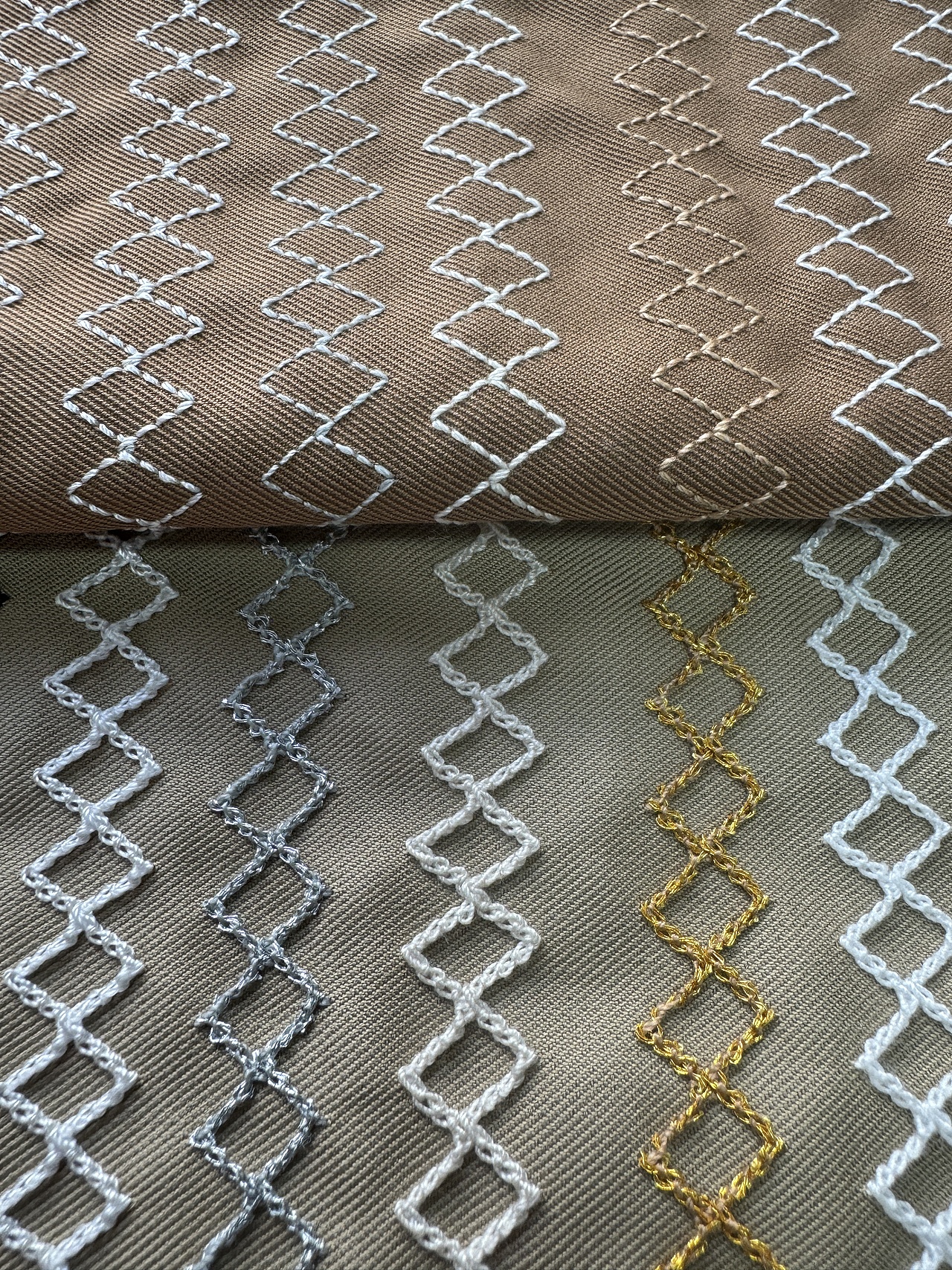 五点曲牙机十多种线，一百多种面料的测评效果合辑五