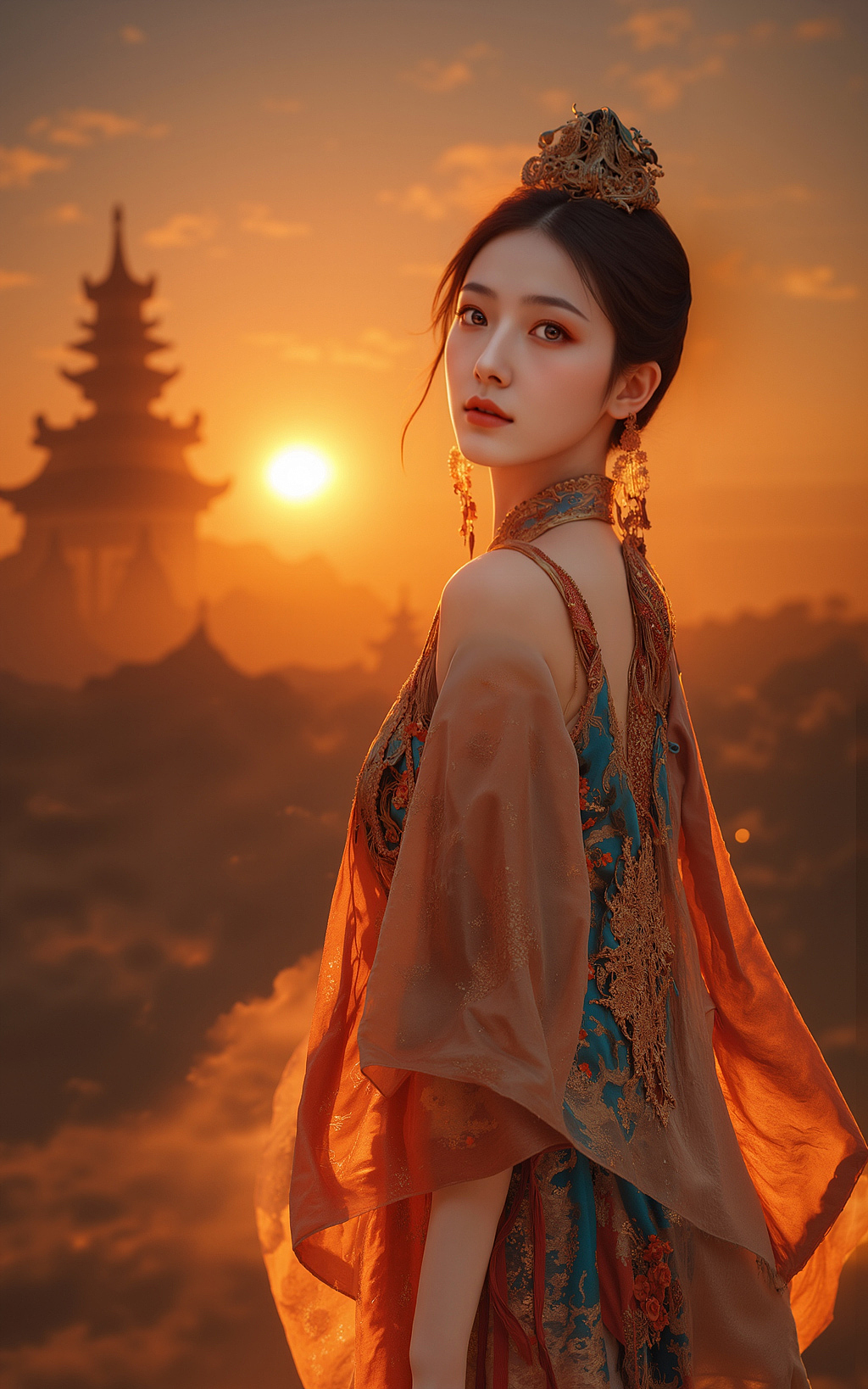 超绝敦煌风艺术写真！🔥