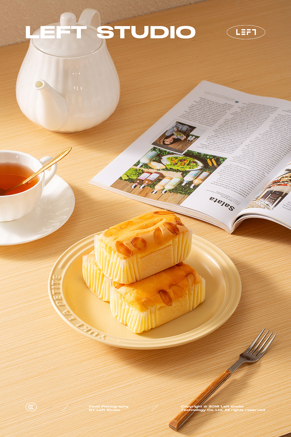 三只松鼠 × LeftStudio｜巴旦木云朵蛋糕（图ZMzkwMjkwOTQ4） - 美食摄影 - 站酷设计师LeftStudio原创素材 - 站酷ZCOOL