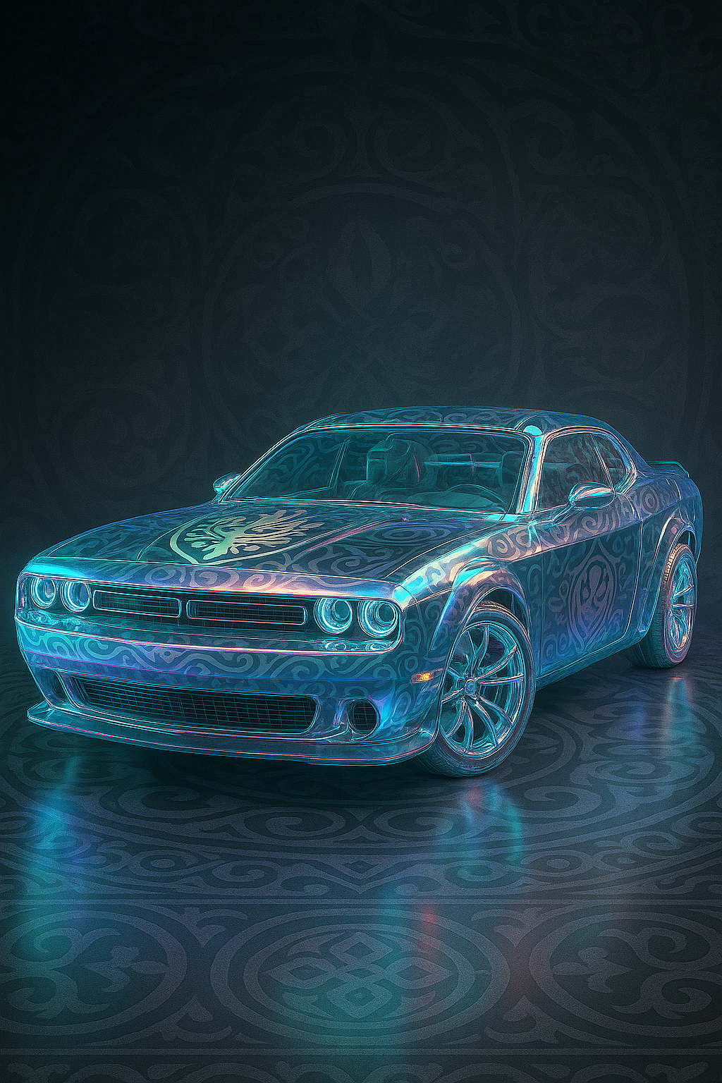 哈萨克民族风格的男人铁马