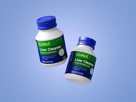 奶蓟草护肝片包装设计 Liver Cleanse | 铭睿益创