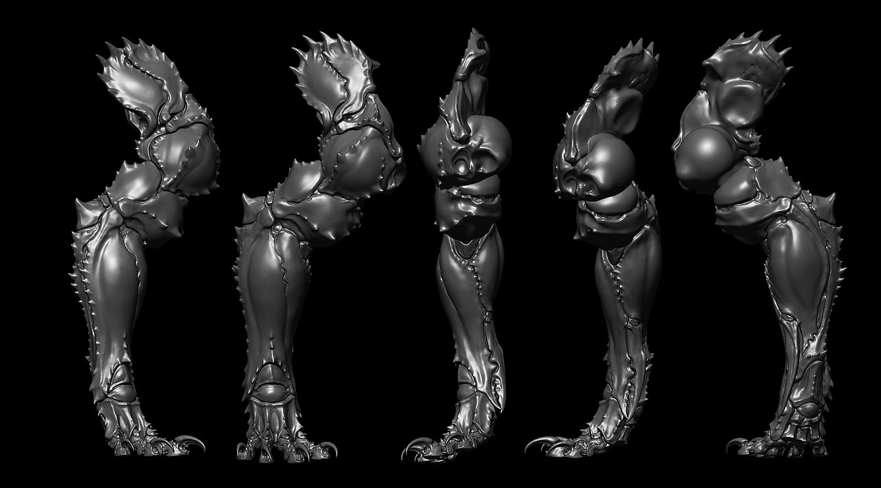 毒牙蝎虎 渲染完成品 vipertooth rendering