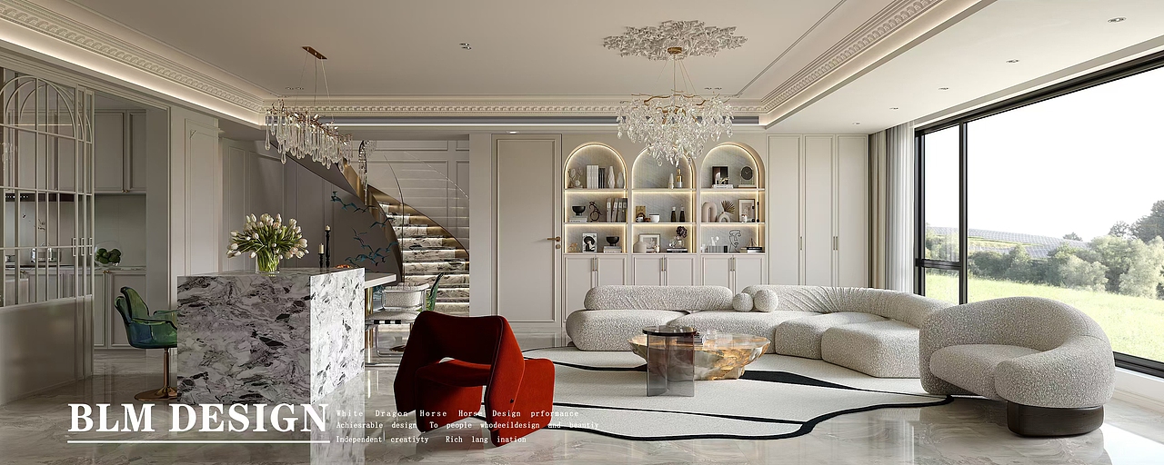 法式--白龙马效果图