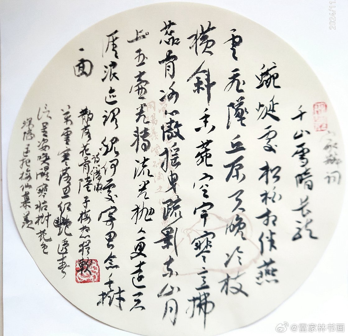 雷家林书法作品欣赏