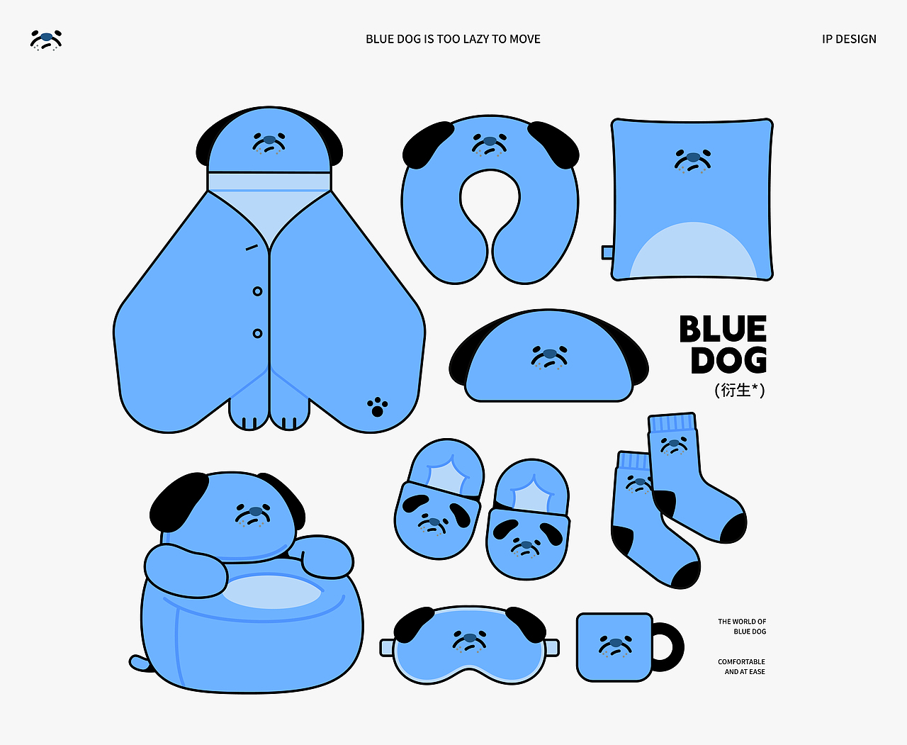 蓝狗BLUEDOG - IP形象设计（图ZMzkwMjk5ODg0） - IP形象 - 站酷设计师ORANju原创素材 - 站酷ZCOOL