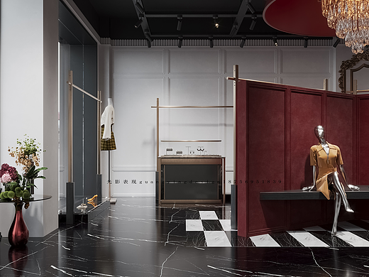 经典法式复古风 服装店设计必看