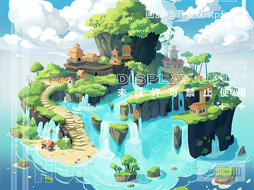 场景设计——《海上孤岛》