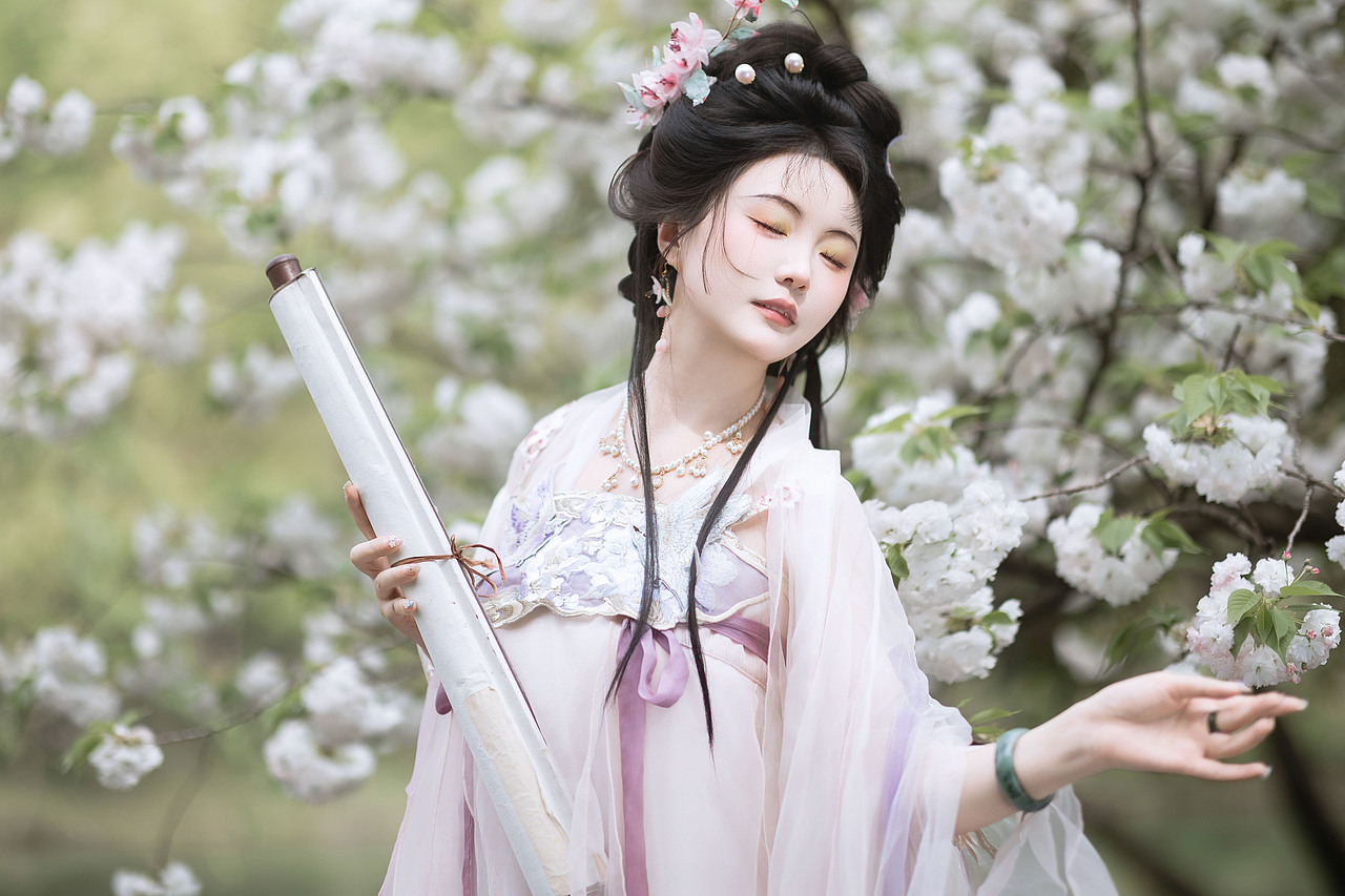樱花似雪（图ZMzkwMzIxNDE2） - 人像摄影 - 站酷设计师若寒Rock原创素材 - 站酷ZCOOL