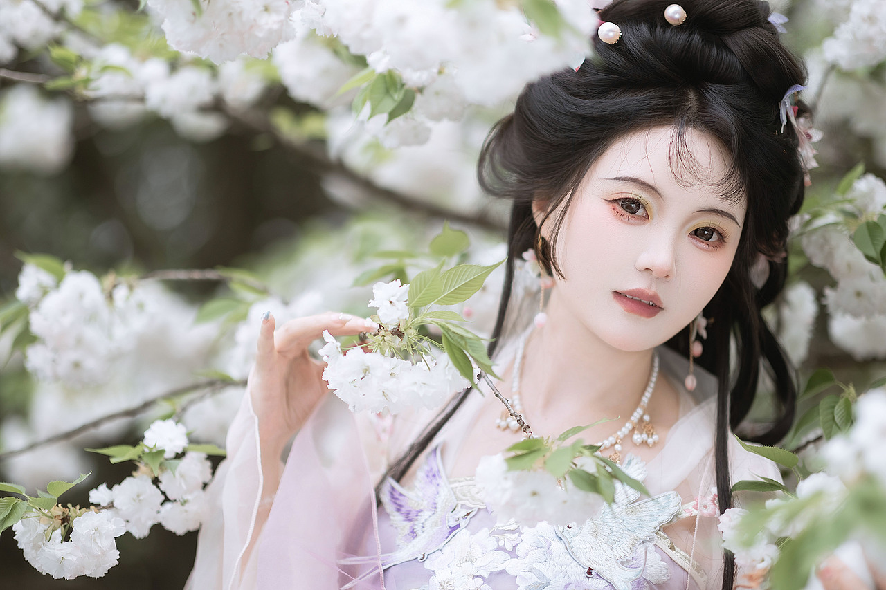 樱花似雪（图ZMzkwMzIxNDM2） - 人像摄影 - 站酷设计师若寒Rock原创素材 - 站酷ZCOOL