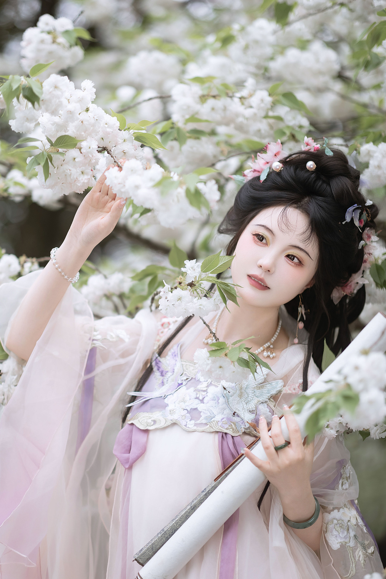 樱花似雪（图ZMzkwMzIxNDY0） - 人像摄影 - 站酷设计师若寒Rock原创素材 - 站酷ZCOOL