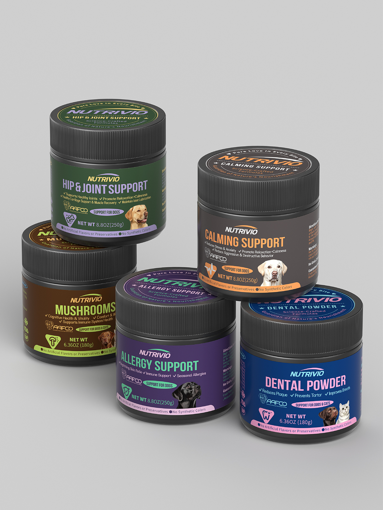 尚智×Nutrivio|宠物食品猫粮狗粮|食品包装设计