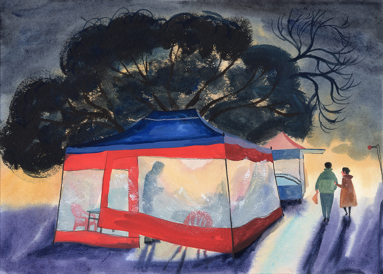 未央炙夜-手繪插畫（圖ZMzkwMzI4NTY0） - 創(chuàng)作習作 - 站酷設計師慕君mj原創(chuàng)素材 - 站酷ZCOOL