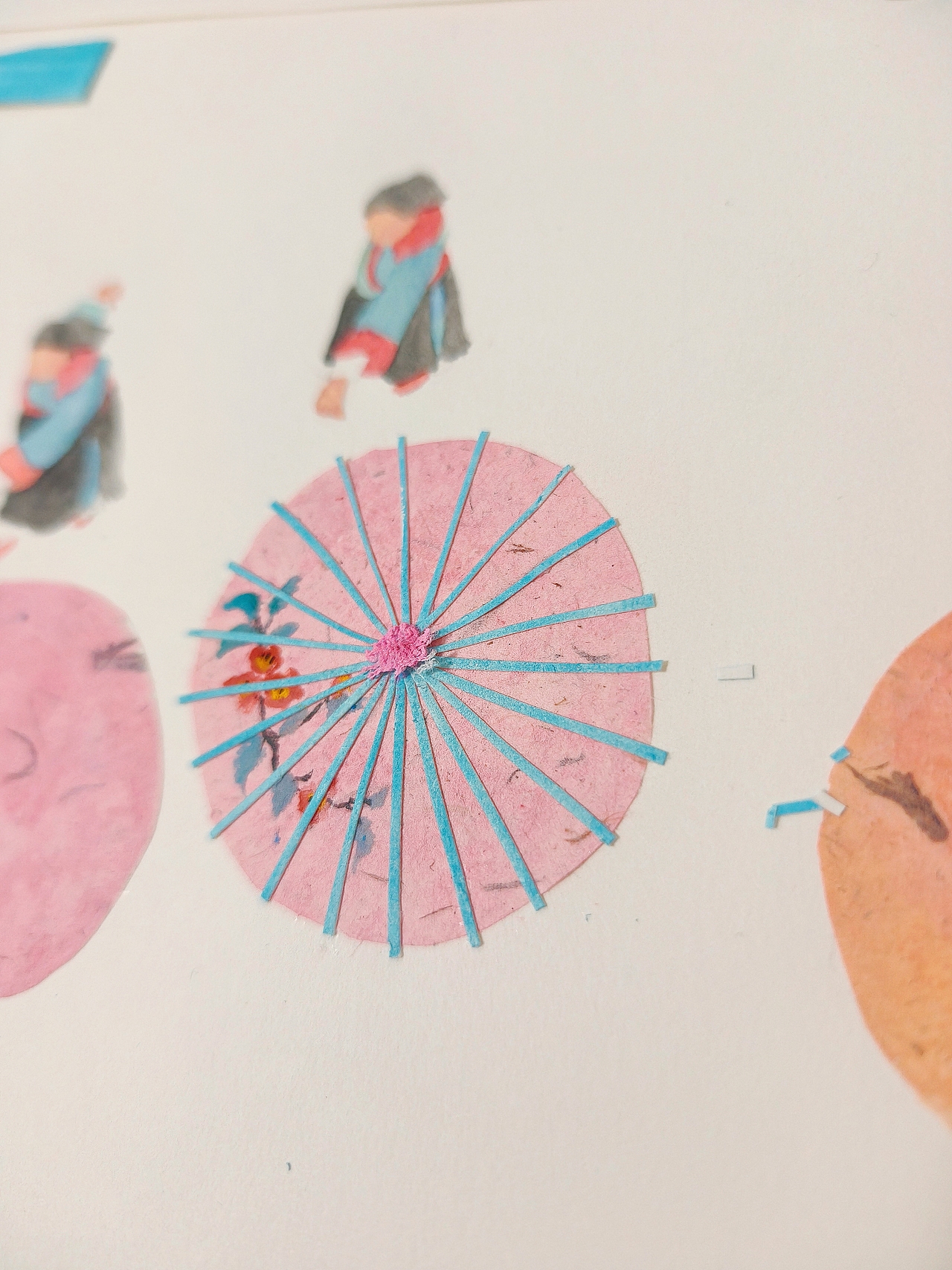 绘本《外婆的新衣裳》插画