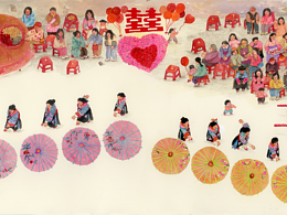 绘本《外婆的新衣裳》插画