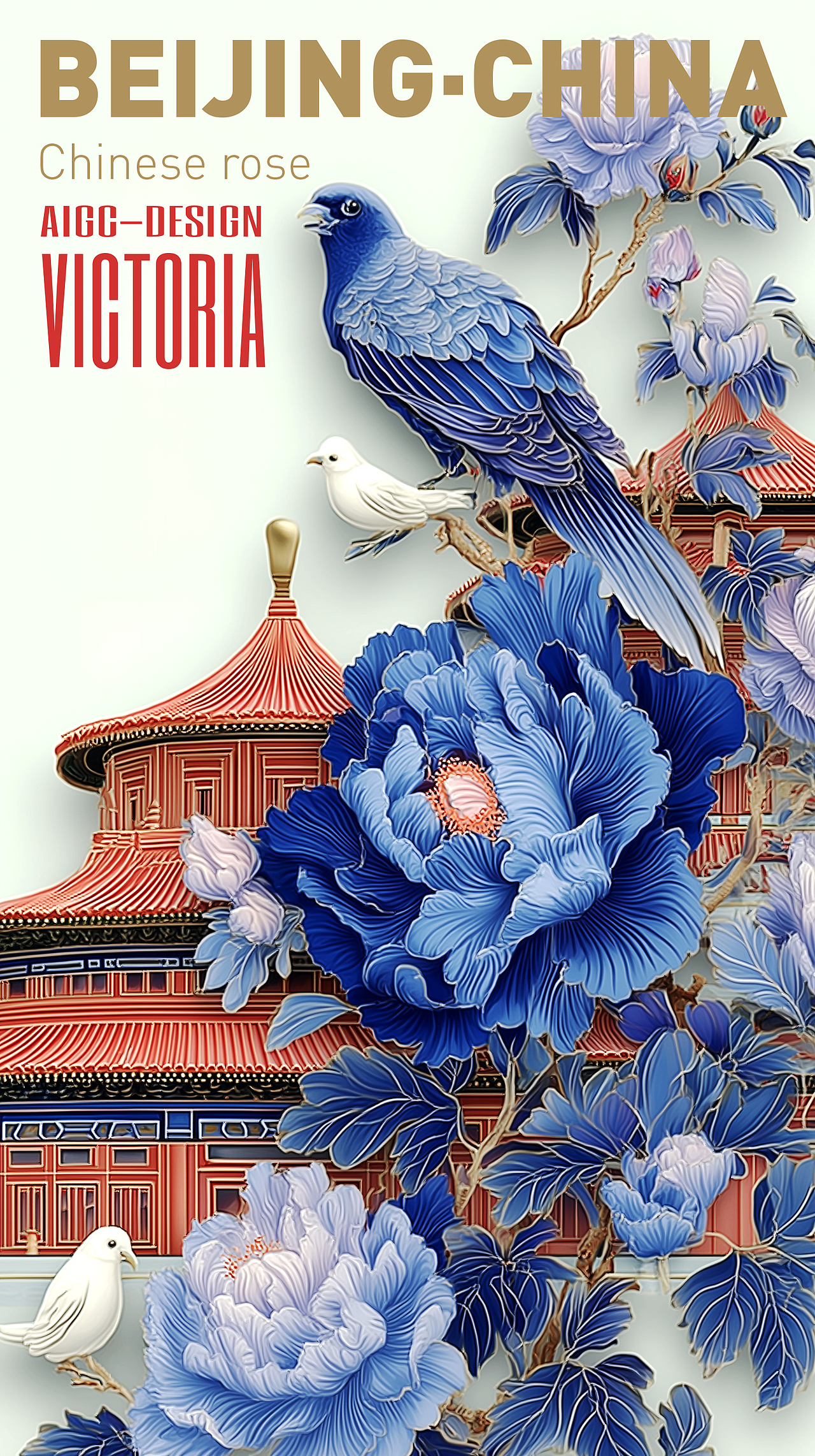 AIGC-《北京|月季花》