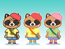 illustrator适量插画练习 ①