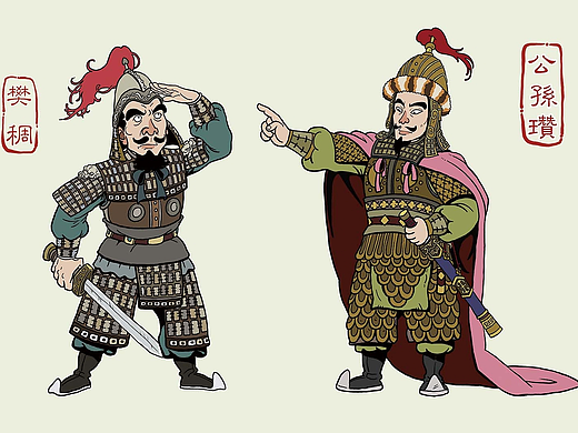 小人儿系列三国演义讨董联盟人物