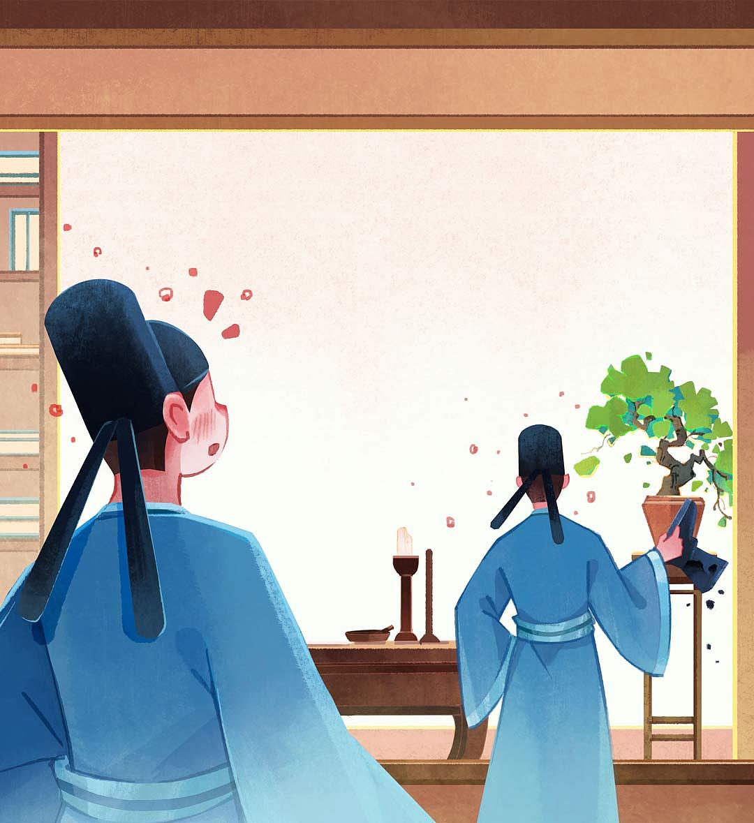 国风绘本插画|寻找有缘的出版社老师,欢迎约稿~