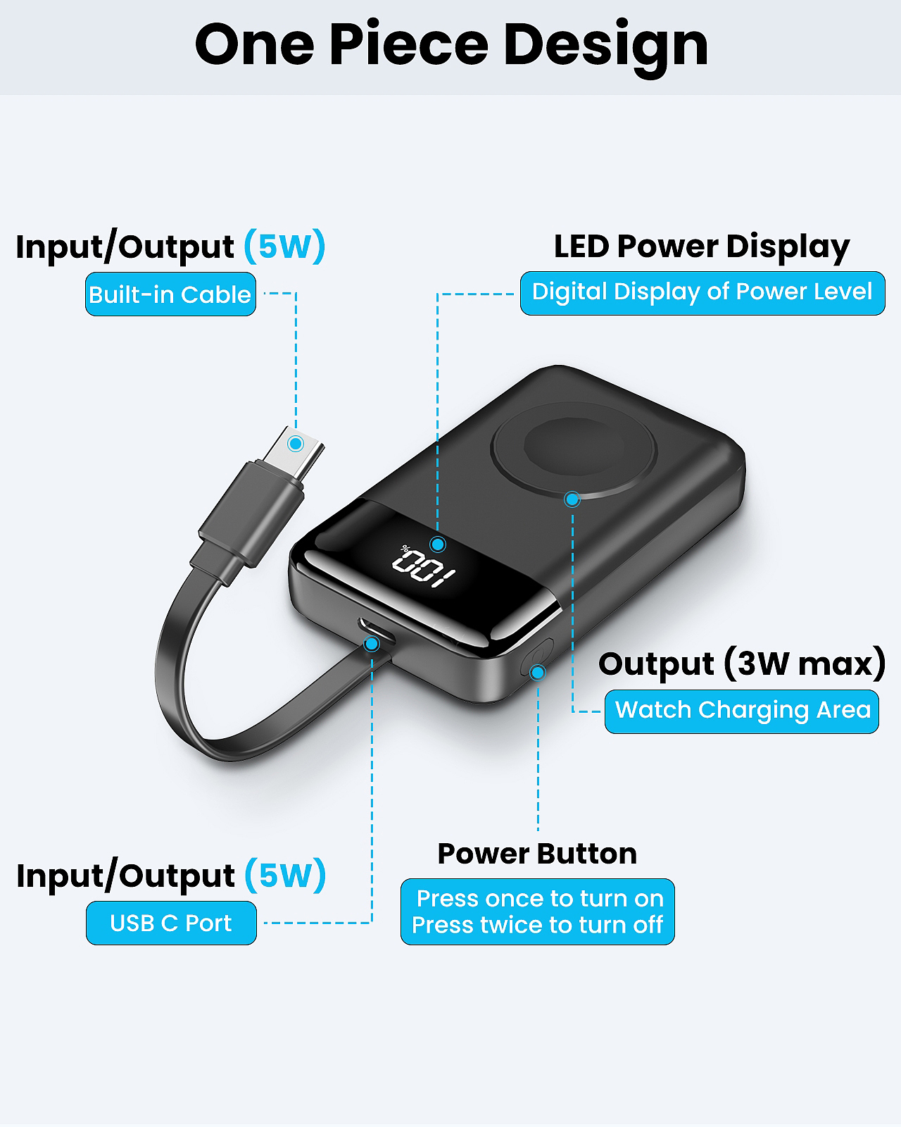充电宝 手表充 CP01 亚马逊作品