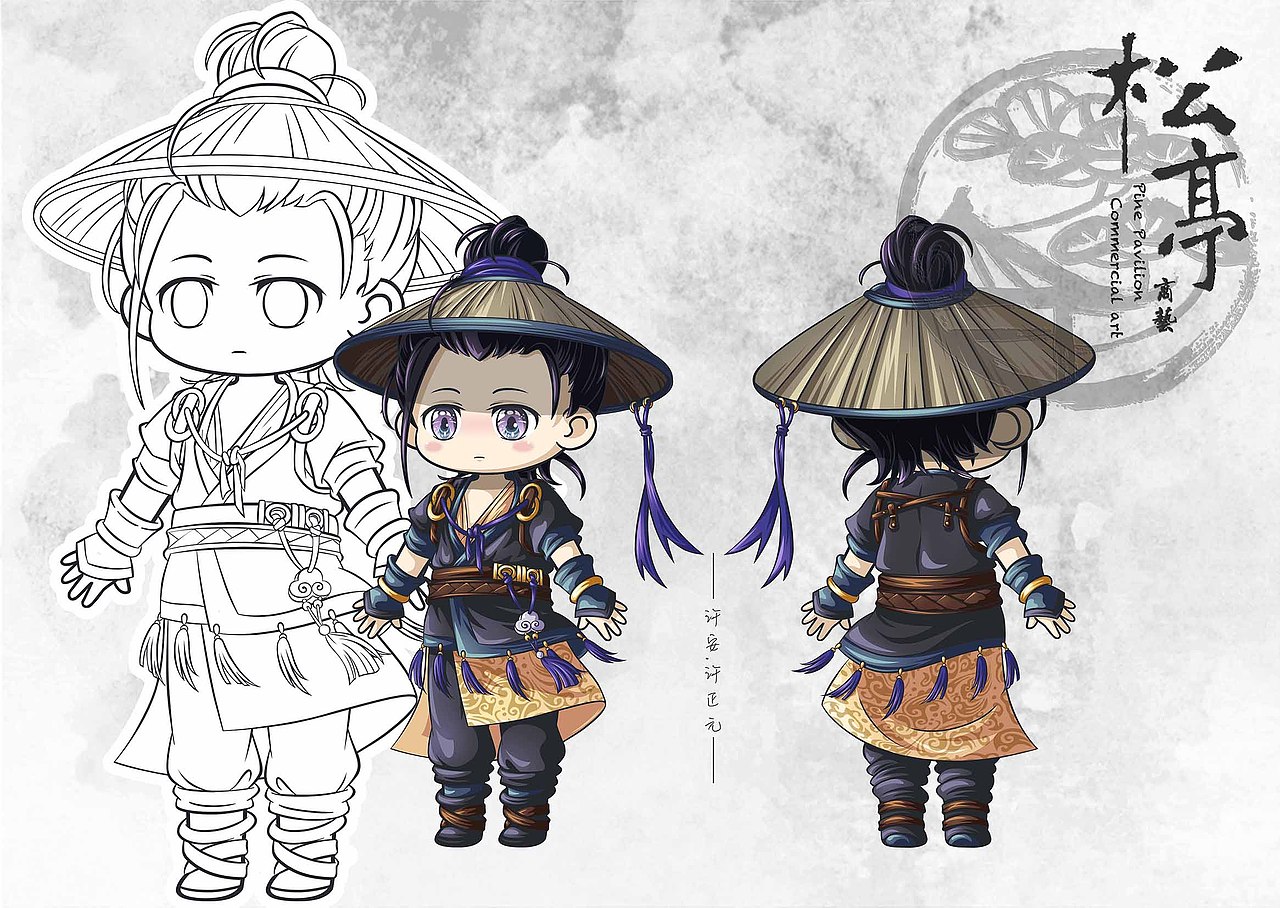 小小武侠（图ZMzkwMzQ5MjYw） - 游戏原画 - 站酷设计师江湖人称碧丽珠原创素材 - 站酷ZCOOL