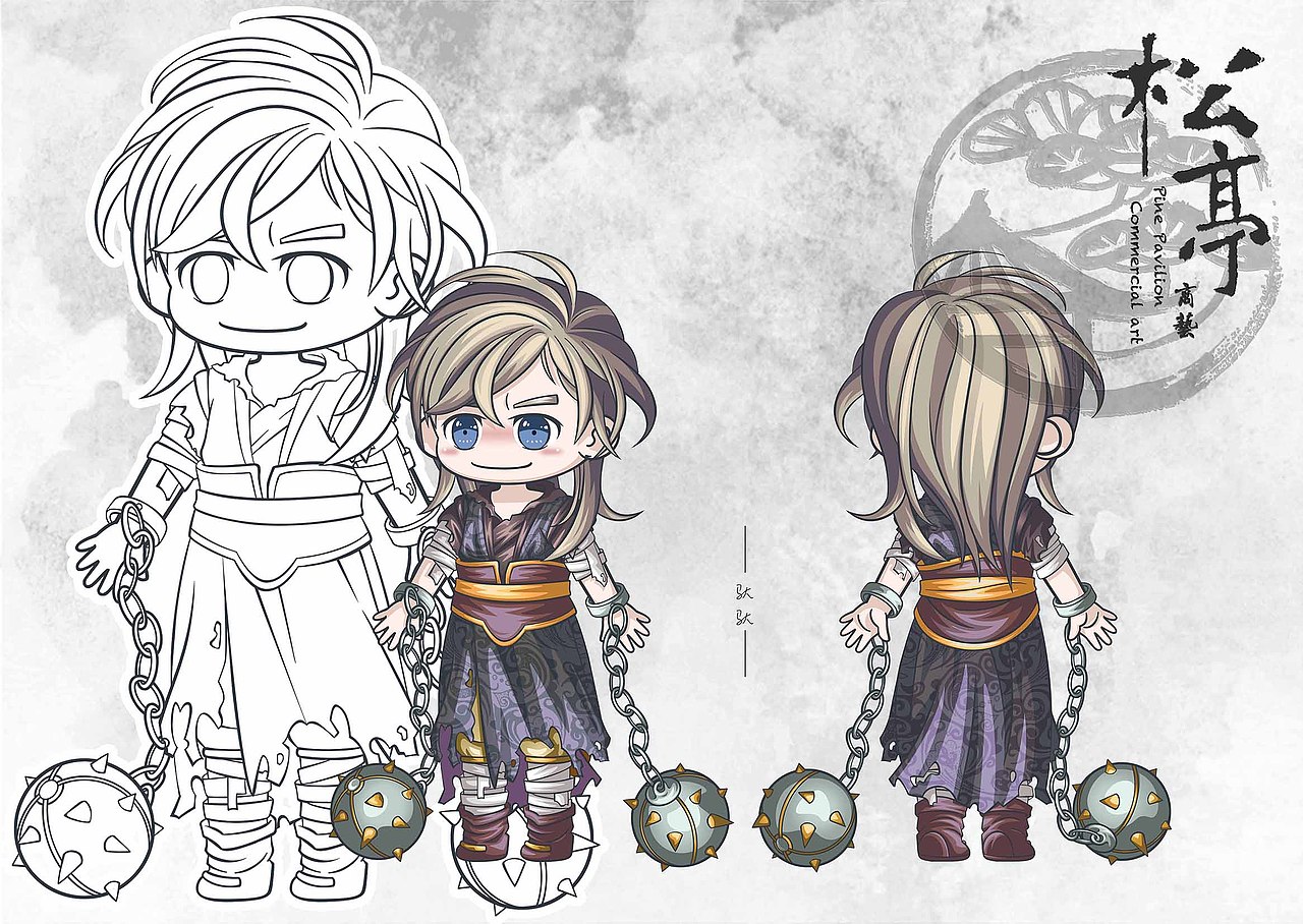 小小武侠（图ZMzkwMzQ5MjY0） - 游戏原画 - 站酷设计师江湖人称碧丽珠原创素材 - 站酷ZCOOL