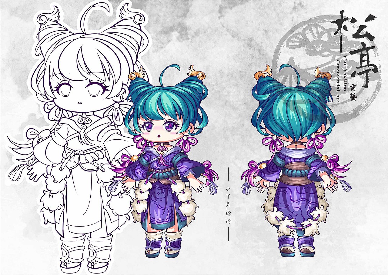 小小武侠（图ZMzkwMzQ5MzA4） - 游戏原画 - 站酷设计师江湖人称碧丽珠原创素材 - 站酷ZCOOL