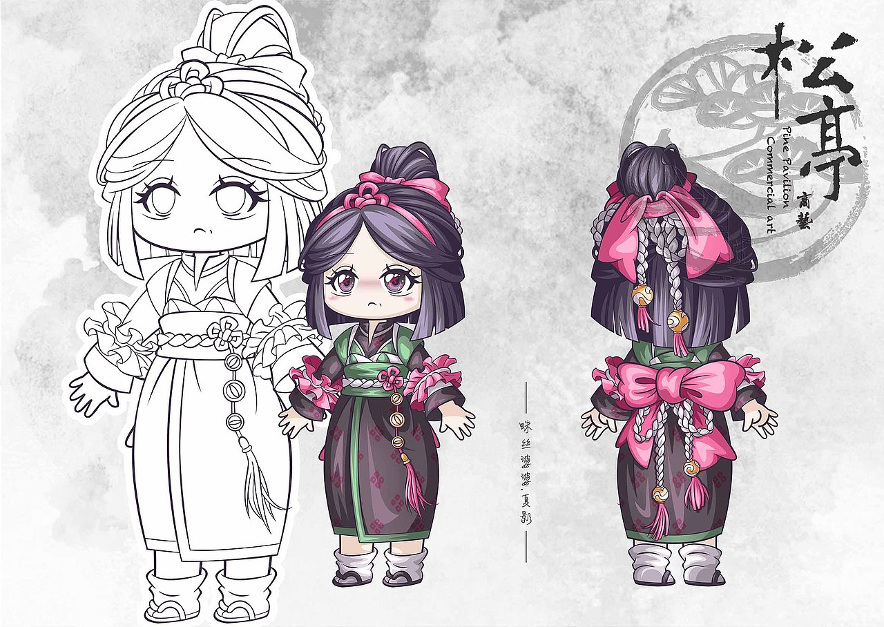 小小武侠（图ZMzkwMzQ5Mjky） - 游戏原画 - 站酷设计师江湖人称碧丽珠原创素材 - 站酷ZCOOL