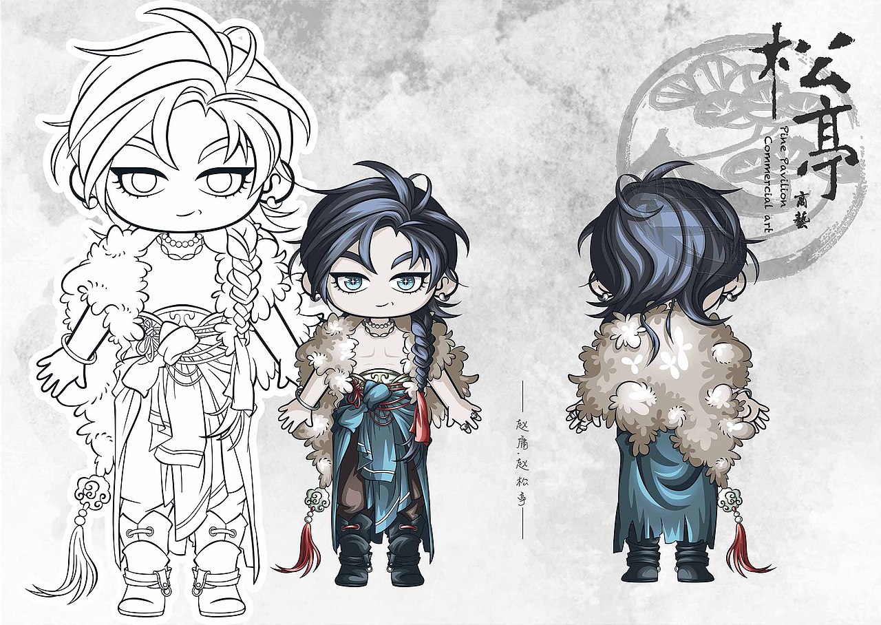 小小武侠（图ZMzkwMzQ5MjU2） - 游戏原画 - 站酷设计师江湖人称碧丽珠原创素材 - 站酷ZCOOL