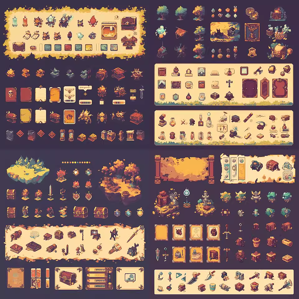 Unity 像素风游戏开发代制作（图ZMzkwMzUwNDY4） - 交互/UE - 站酷设计师大白888原创素材 - 站酷ZCOOL