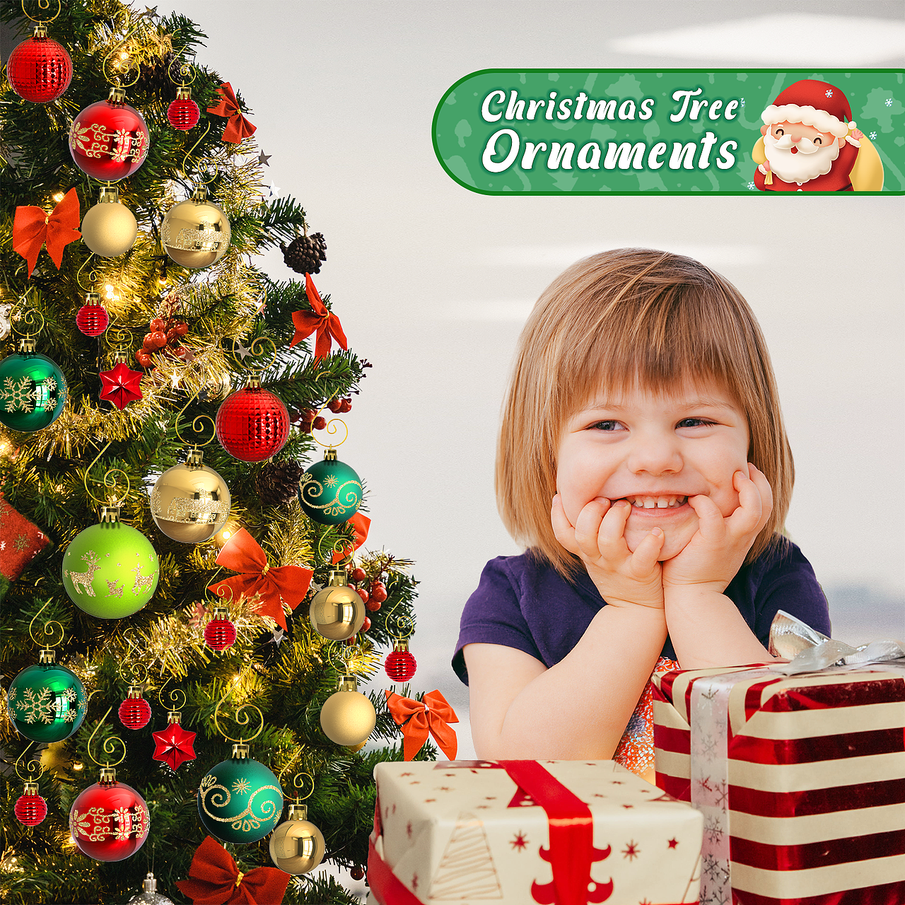 亚马逊设计-圣诞球挂饰-主图&A+设计（图ZMzkwMzU4ODI4） - 电商 - 站酷设计师罗杰_Roger原创素材 - 站酷ZCOOL