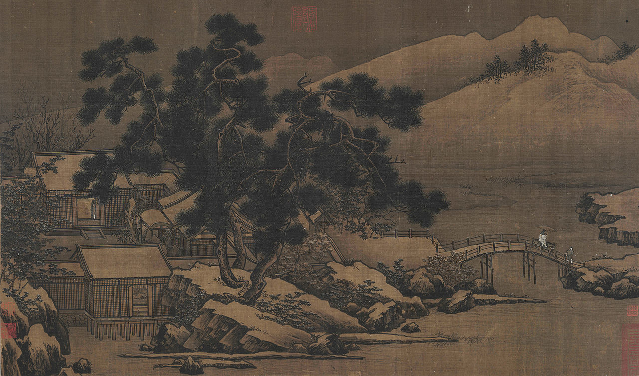 《四景山水图-冬》（图ZMzkwMzU4ODg0） - 游戏原画 - 站酷设计师李子not小李子原创素材 - 站酷ZCOOL