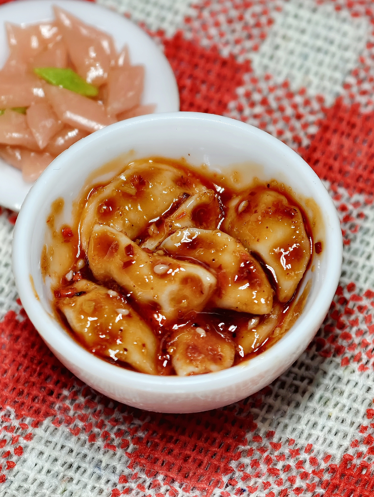 微缩粘土食玩红油水饺教程(钟水饺)|母亲节特别篇