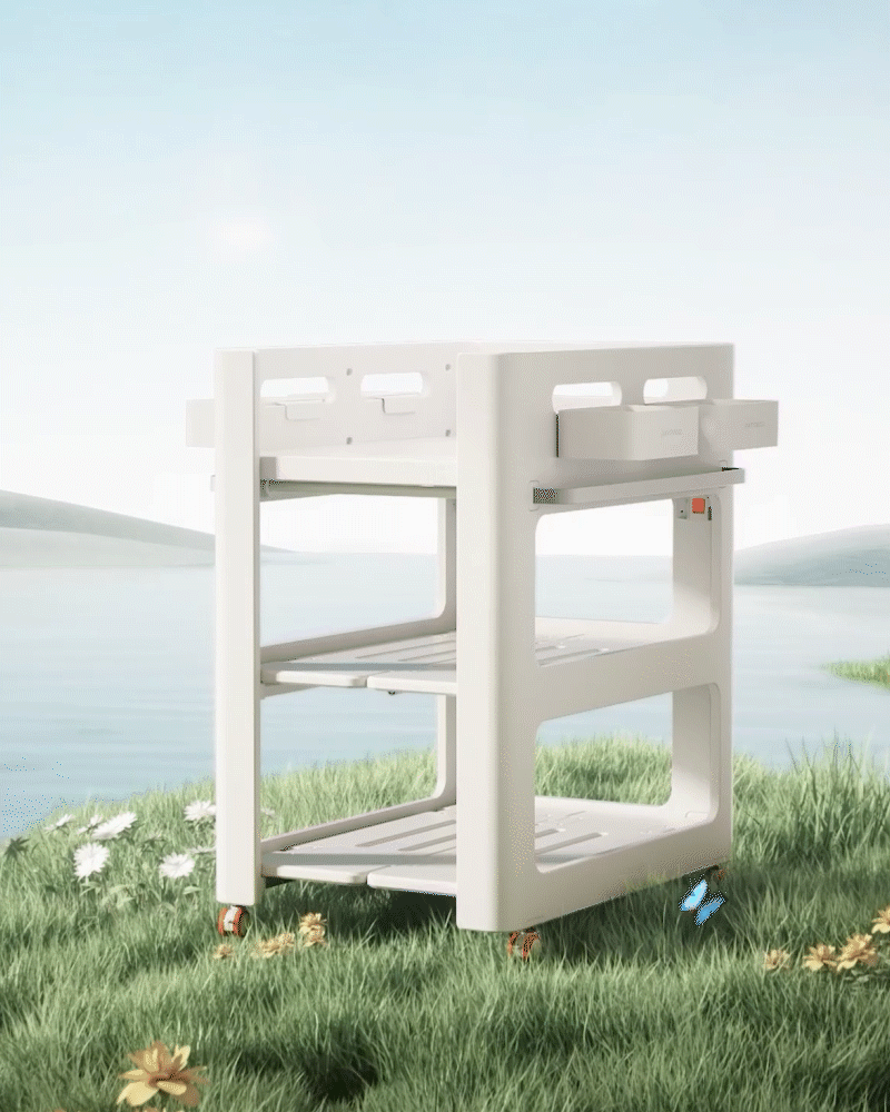 「花语·绽」贝迪尿布台 | 草叶间的折叠美学（图ZMzkwMzY2MjE2） - 动画/影视 - 站酷设计师赛老师Cube原创素材 - 站酷ZCOOL