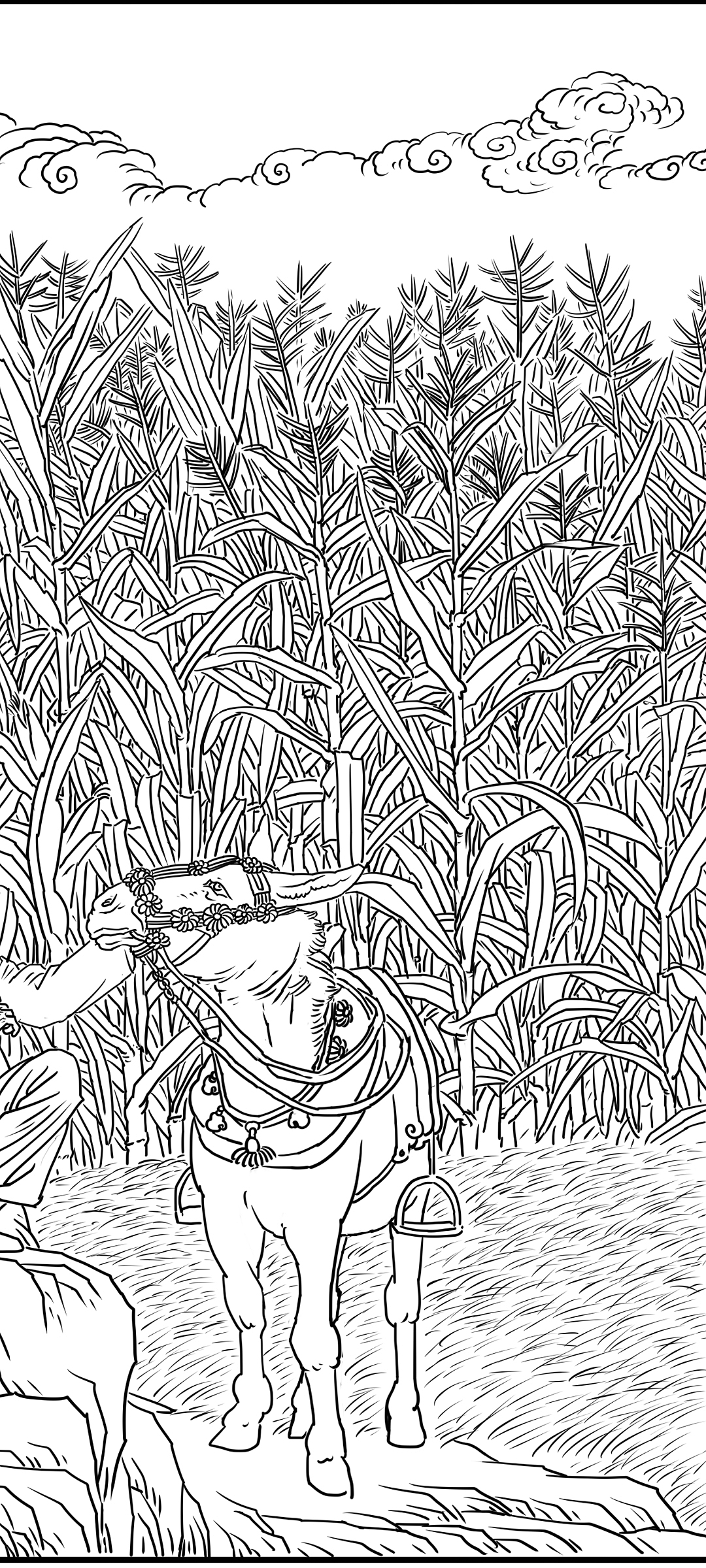 浮雕线稿（图ZMzkwMzcwNTAw） - 雕塑 - 站酷设计师岗底长江原创素材 - 站酷ZCOOL