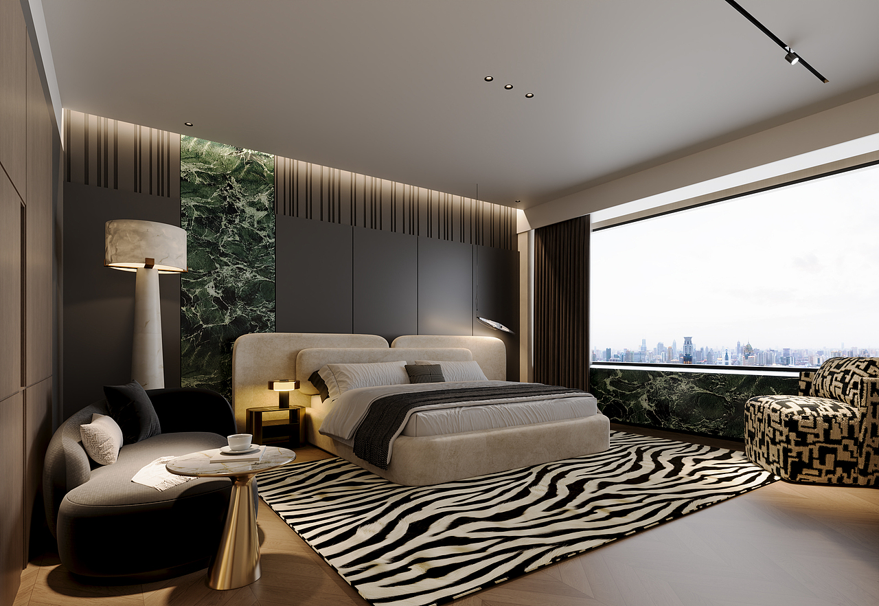 绘感视觉设计 | 写实豪奢卧室