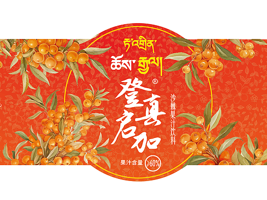 沙棘饮料包装设计