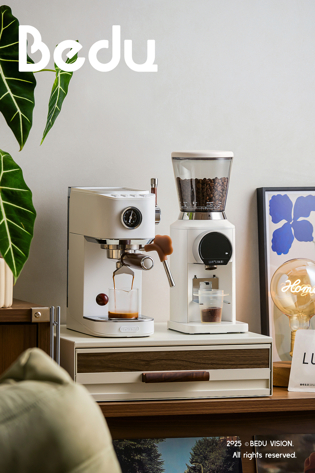 露茉云舰咖啡机┃比度视觉