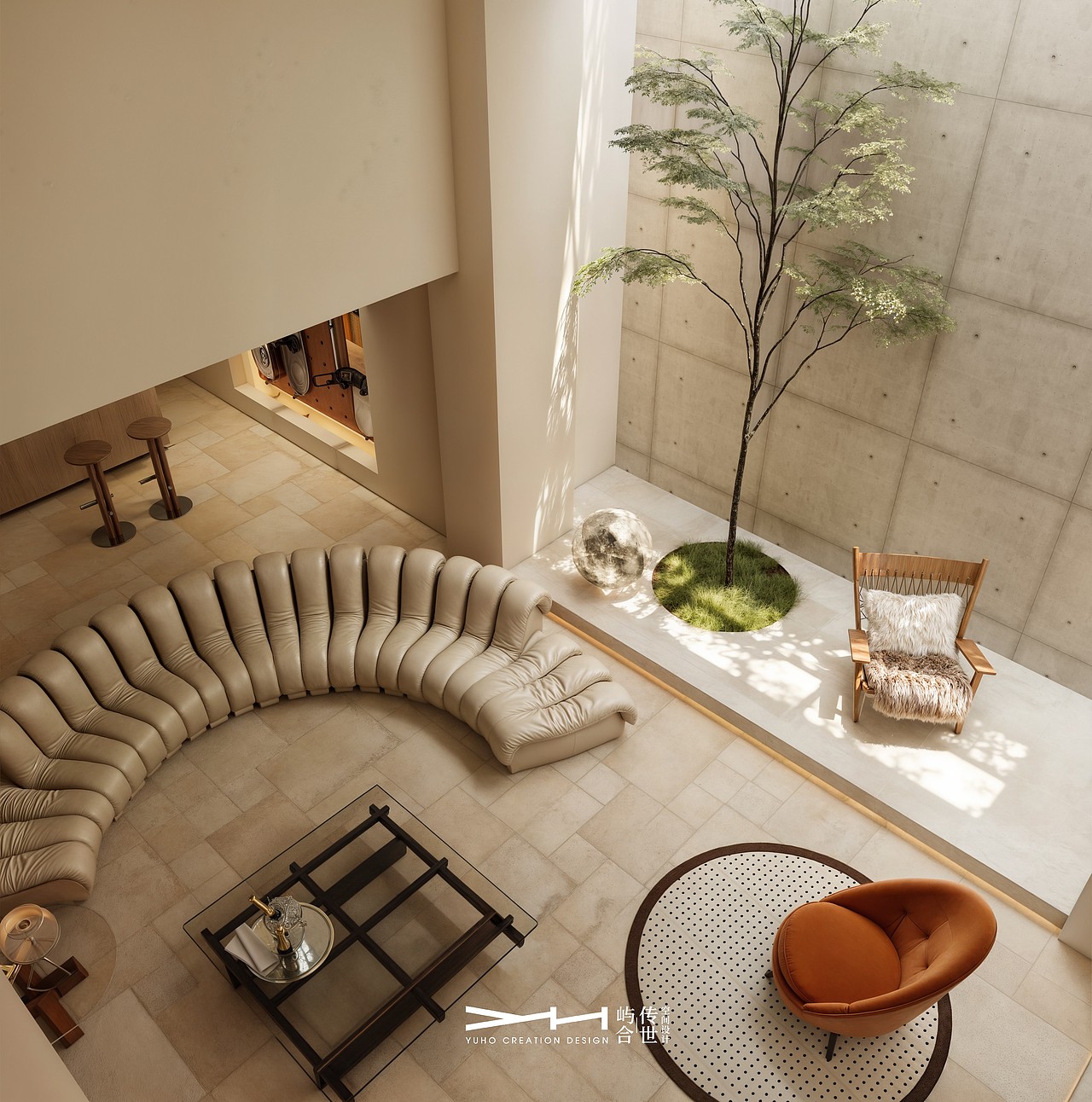 屿合传世 | 蓝光·雍锦半岛别墅（图ZMzkwMzk0NTk2） - 家装设计 - 站酷设计师屿合传世空间设计原创素材 - 站酷ZCOOL