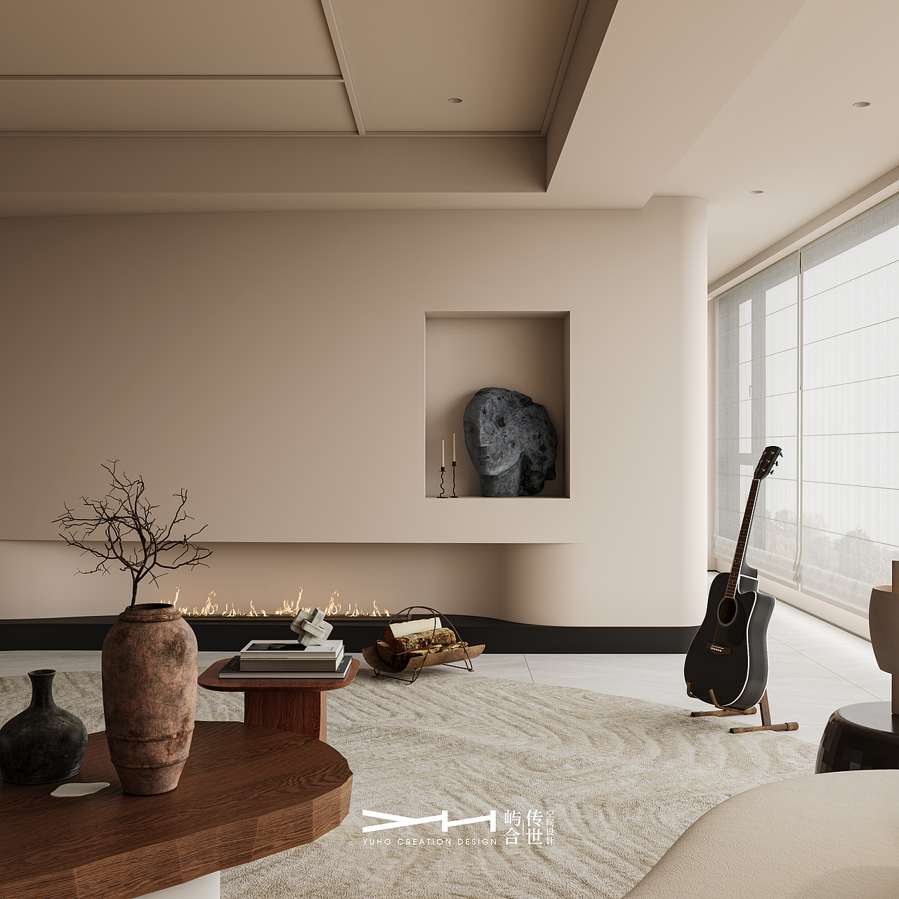 屿合传世 | 滨江境（图ZMzkwMzk4MDcy） - 家装设计 - 站酷设计师屿合传世空间设计原创素材 - 站酷ZCOOL